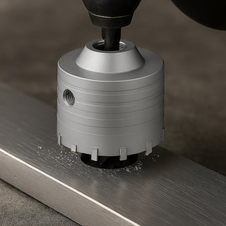 Fresa carotatrice a tazza per muro in acciaio ø80 mm foro ø20 mm