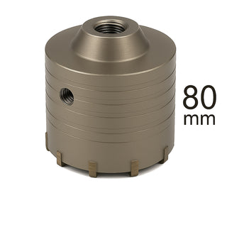 Fresa carotatrice a tazza per muro in acciaio ø80 mm foro ø20 mm