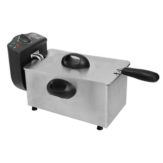 Friggitrice elettrica 2000 watt con cestello capacità 3 Litri 190°