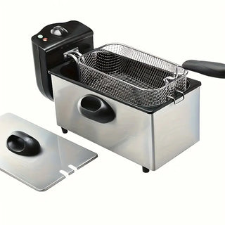 Friggitrice elettrica 2000 watt con cestello capacità 3 Litri 190°