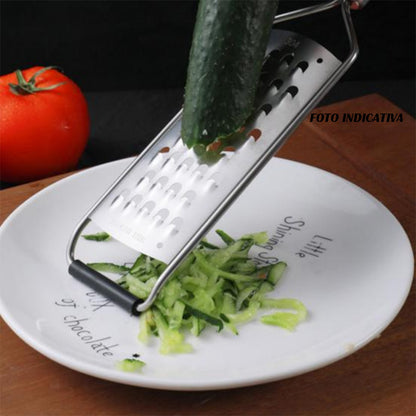 Grattugia manuale per scaglie di formaggio verdure cioccolato in acciaio manico antiscivolo