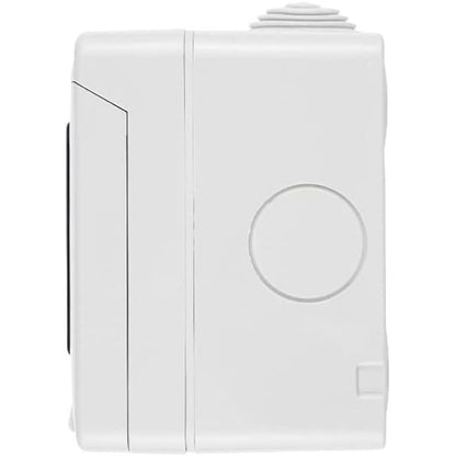 Cassetta con coperchio idrobox per esterno a 4 posti compatibile con matix custodia per interruttori ip55