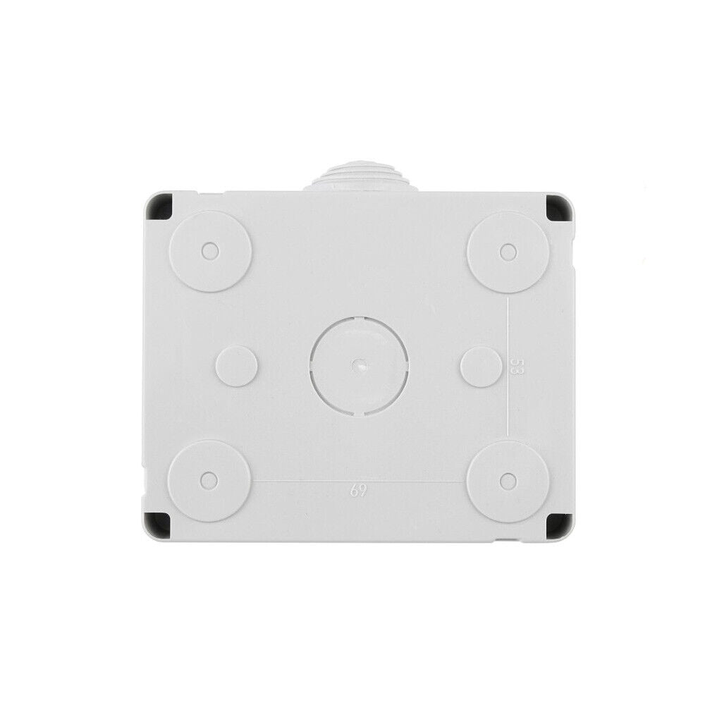 Cassetta con coperchio idrobox per esterno a 2 3 4 posti compatibile con vimar plana custodia per interruttori ip55