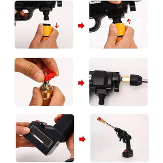 Pistola idropulitrice elettrica 2 batteria 48v strumento per pulizia