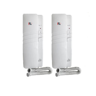 Interfono a parete wireless con cornetta 2 unità interne