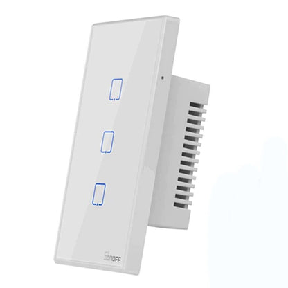 Interruttore Son/Off smart 3 canale controller da remoto wireless wifi placca touch domotica