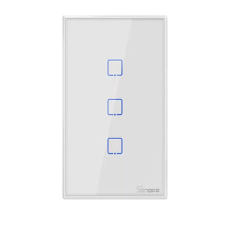Interruttore smart 3 canale wireless WiFi touch e controllo remoto