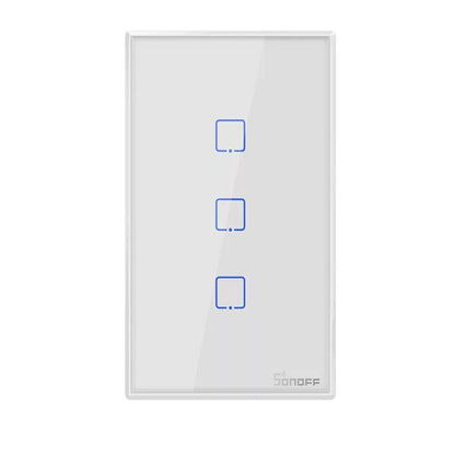 Interruttore Son/Off smart 3 canale controller da remoto wireless wifi placca touch domotica