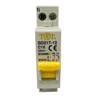 Interruttore magnetotermico salvavita 1P+N 6kA per quadro da 10 a 32A