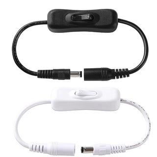 Interruttore On Off per strip led connettore jack 5mm F/M 12/24V