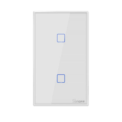 Interruttore Son/Off smart 2 canale controller da remoto wireless wifi placca touch domotica