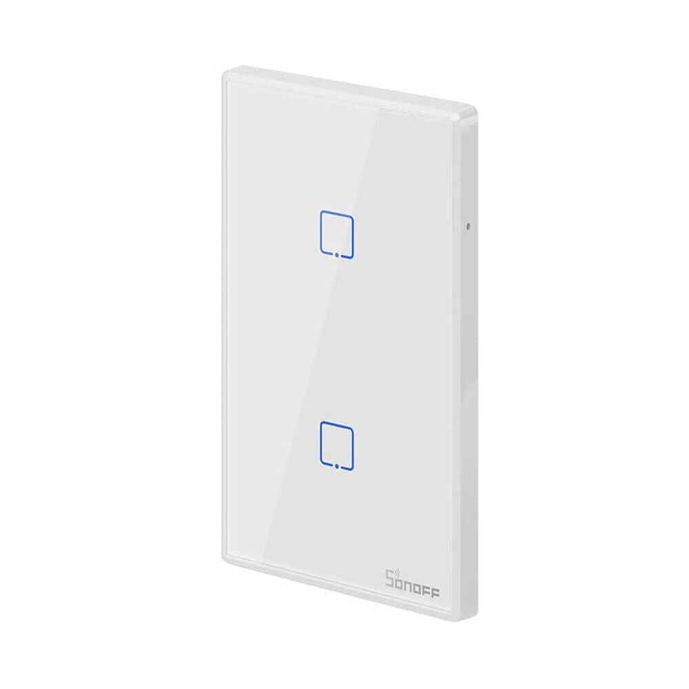 Interruttore Son/Off smart 2 canale controller da remoto wireless wifi placca touch domotica