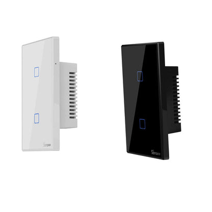 Interruttore Son/Off smart 2 canale controller da remoto wireless wifi placca touch domotica