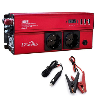 Inverter convertitore di corrente 12v a 220v 1500W usb per auto camper