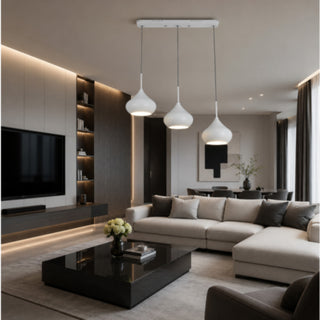 Lampadario Led 3 gocce 36-72W 3 colorazione di luce 6500k 3000k 4000k