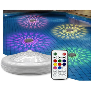 Lampada galleggiante rgb pannello solare per piscina laghetto IP67