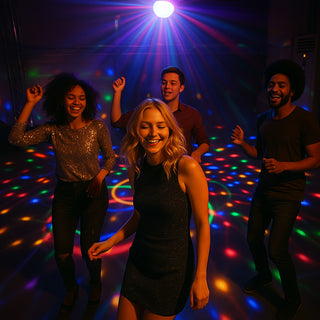 Lampada strobo rgb cassa bluetooth luci discoteca MP3