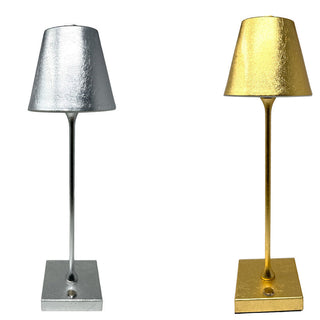 Lampada bistrot touch da tavolo a led ricaricabile usb  lume decorativo tripla colorazione di luce