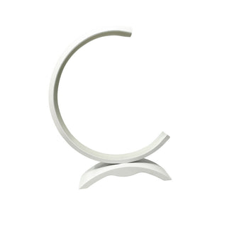 Lume da comodino a led 9 watt stilizzata mezza luna illuminazione casa