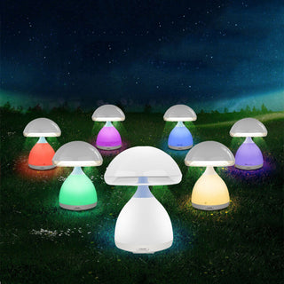Lampada led a fungo touch 7 colori dimmerabile da comodino USB