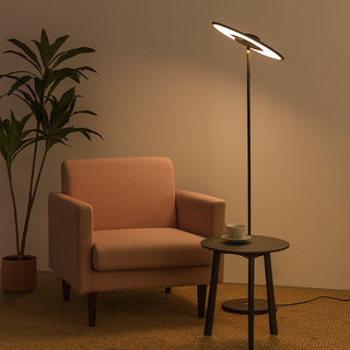 Lampada piantana 48 watt tecnologia CCT + RGB orientabile 360°