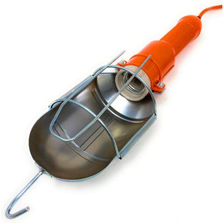 Lampada officina E27 cavo da 5 10 15 metri interruttore on off gancio