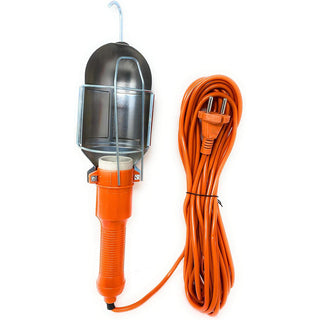 Lampada officina E27 cavo da 5 10 15 metri interruttore on off gancio