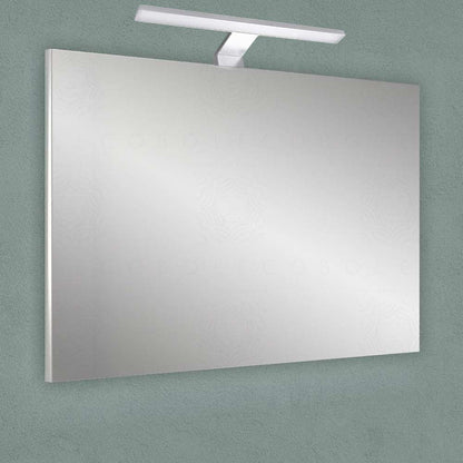 Vetrineinrete® Lampada per specchio da bagno con doppia istallazione 7 watt applique a luce naturale 4000k IP44