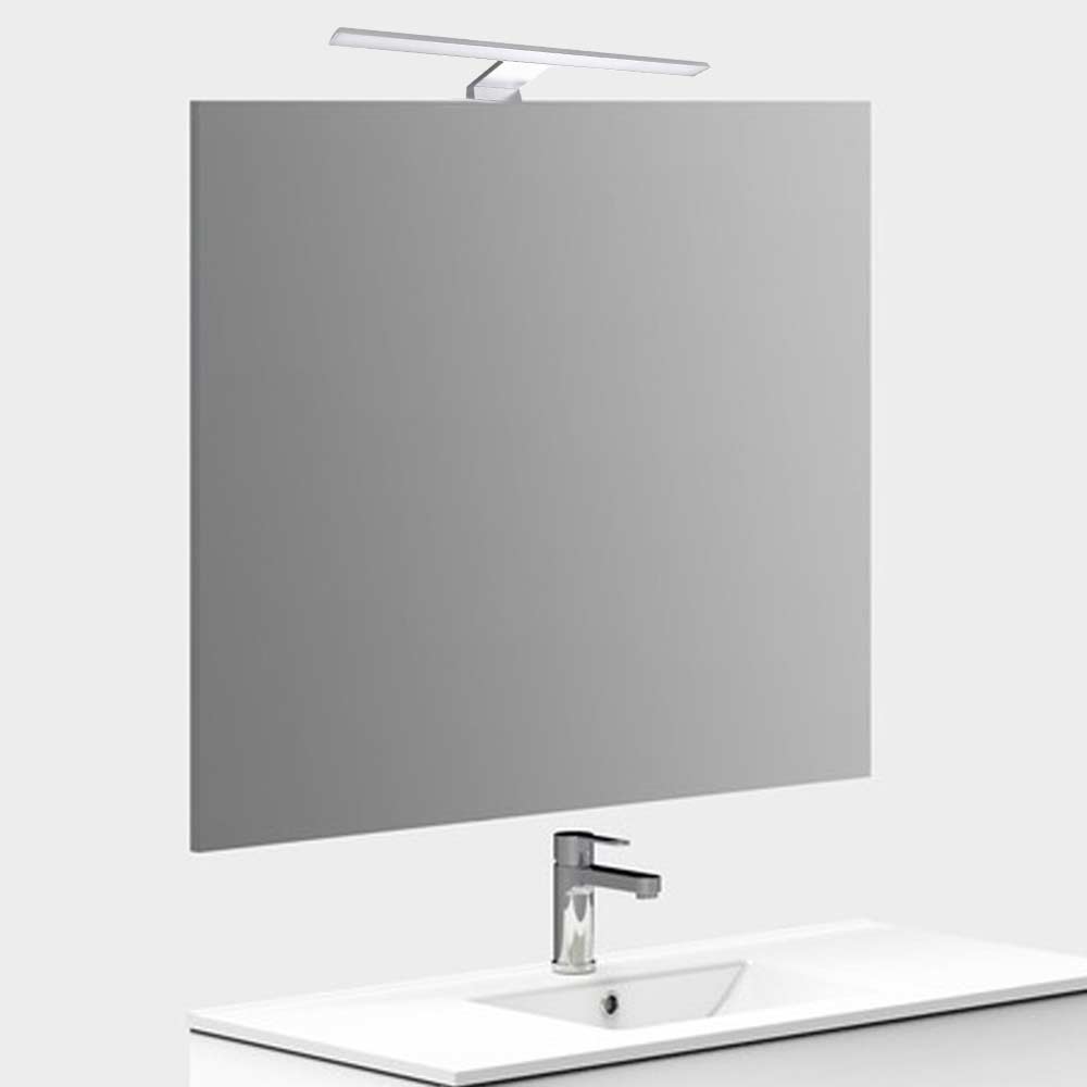 Vetrineinrete® Lampada per specchio da bagno con doppia istallazione 7 watt applique a luce naturale 4000k IP44