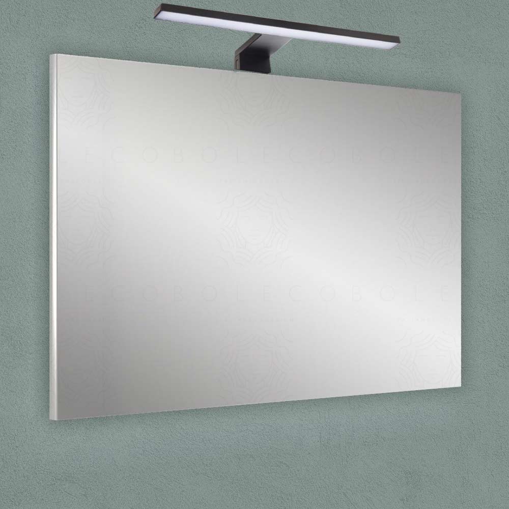 Vetrineinrete® Lampada per specchio da bagno con doppia istallazione 7 watt applique a luce naturale 4000k IP44