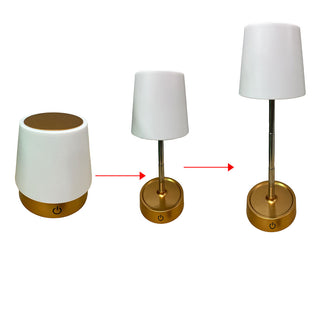 Lampada bistrot led telescopica dimmerabile ricaricabile touch