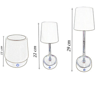 Lampada bistrot led telescopica dimmerabile ricaricabile touch