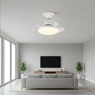 Lampadina E27 led 22W tecnologia CCT ventilatore da 10W con telecomando.