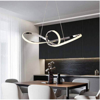 Lampadario led a forma di fiocco 38 watt CCT 3 temperature di luce