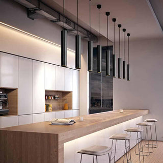 Lampadario da soffitto a led 3 watt punto luce di forma cilindrica