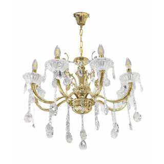 Lampadario con portalampada a candelabro 6 bracci lampada retrò E14
