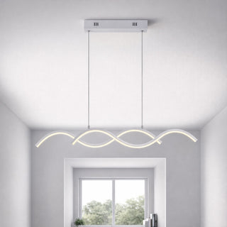Lampadario led a sospensione 25 watt CCT switch  lampada twist bianco