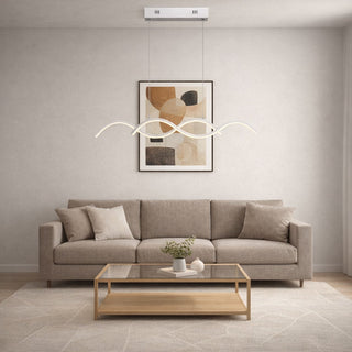 Lampadario led a sospensione 25 watt CCT switch  lampada twist bianco