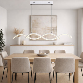 Lampadario led a sospensione 25 watt CCT switch  lampada twist bianco