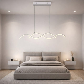 Lampadario led a sospensione 25 watt CCT switch  lampada twist bianco