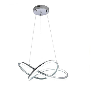 Lampadario led moderno intrecciato 60 watt cct 3 colorazione di luce