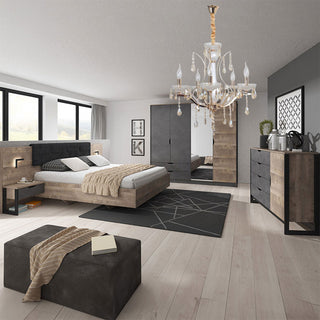 Lampadario 3 5 e 8 bracci bianco perlato e oro con pendenti E14