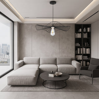 Lampadario da soffitto pendente a sospensione rotondo traforato E27