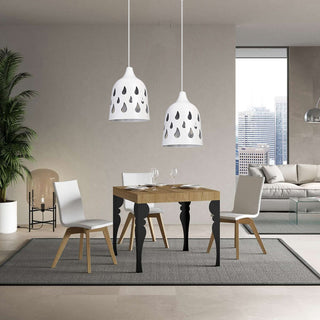 Lampadario da soffitto a sospensione traforato a goccia attacco E27