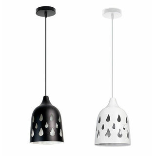 Lampadario da soffitto a sospensione traforato a goccia attacco E27