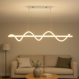 Lampadario led 36 watt twist bianco luce fredda calda naturale
