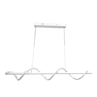 Lampadario led 36 watt twist bianco luce fredda calda naturale