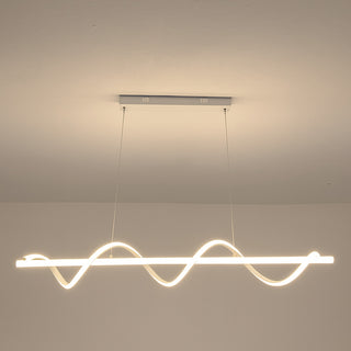 Lampadario led 36 watt twist bianco luce fredda calda naturale