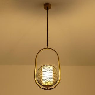 Lampadario moderno a sospensione lampada in metallo oro attacco E27
