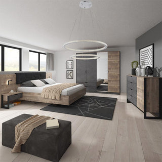 Lampadario Led 51 watt bianca 2 anelli con cristalli 3 colori di luce